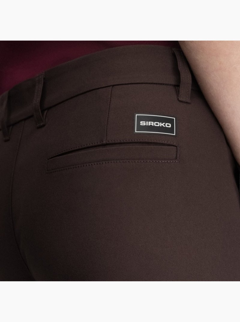 Pantalon de golf coupe droite femme golf femme iron-w dark Marron - Kiabi
