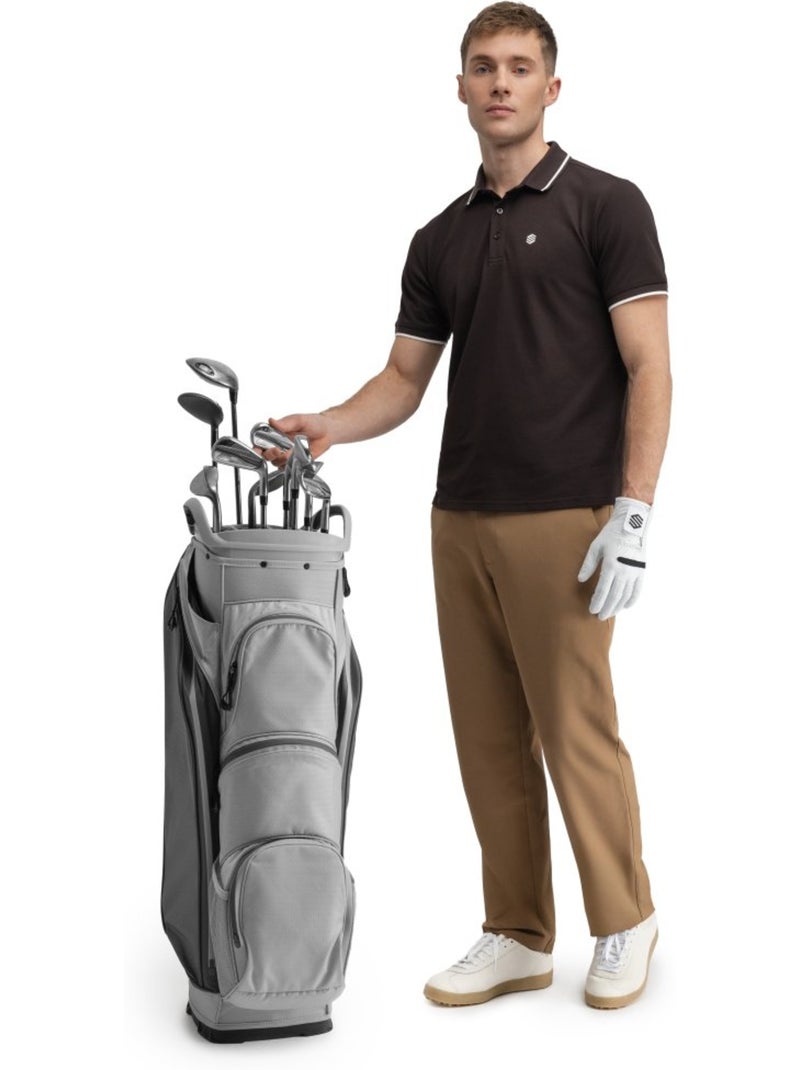 Pantalon de golf hiver homme golf homme driver Marron - Kiabi