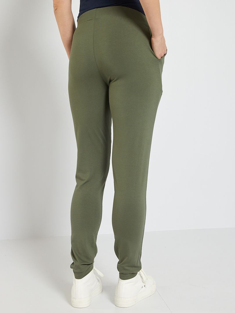 Pantalon grossesse chino - vert lichen - Kiabi - 25.00€