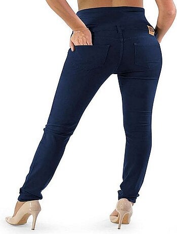 Legging de maternité d'hiver rembourré en coton - Noir