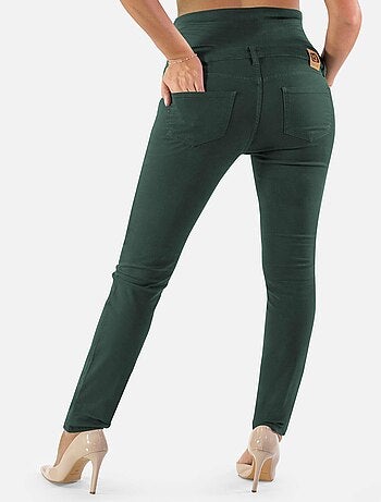 Legging de maternité d'hiver rembourré en coton - Noir