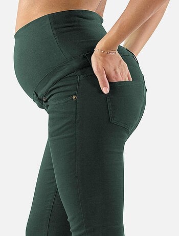 Legging de maternité d'hiver rembourré en coton - Noir