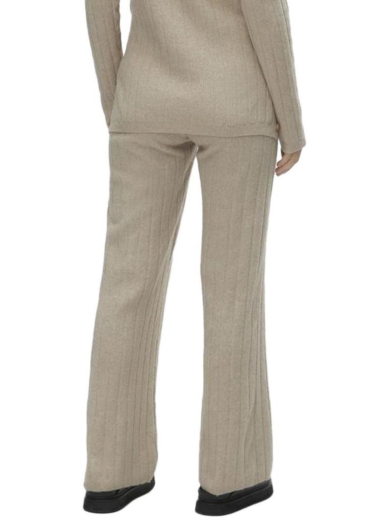 Pantalon de Grossesse Femme Mamalicious Beige - Kiabi