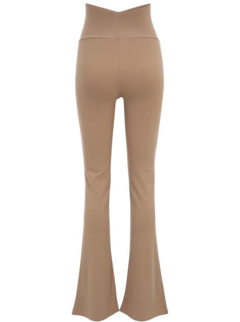 Pantalon de Grossesse Femme Mamalicious Marron cappuccino - Kiabi