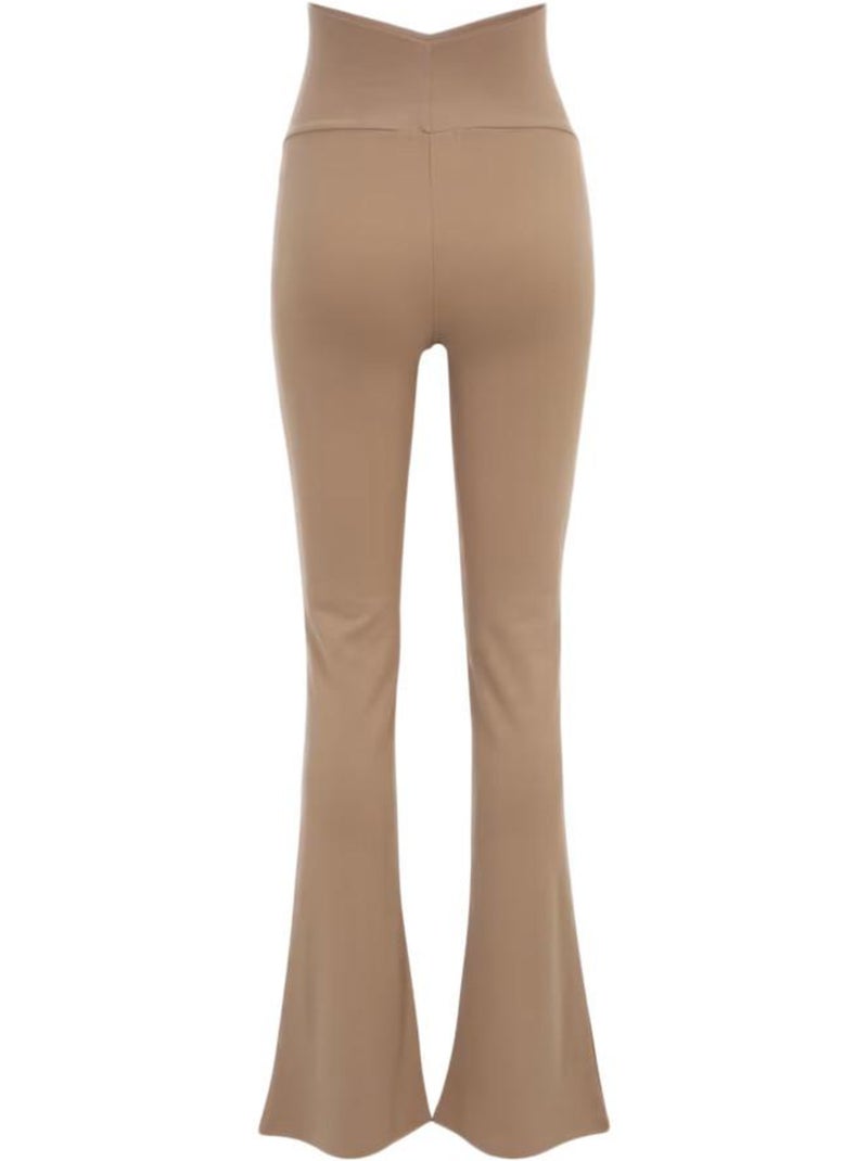Pantalon de Grossesse Femme Mamalicious Marron cappuccino - Kiabi