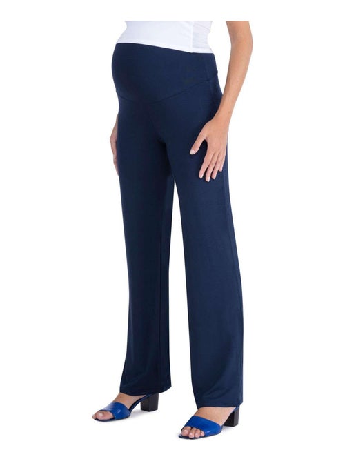 Pantalon de grossesse habillé à jambes larges - Blue - Kiabi