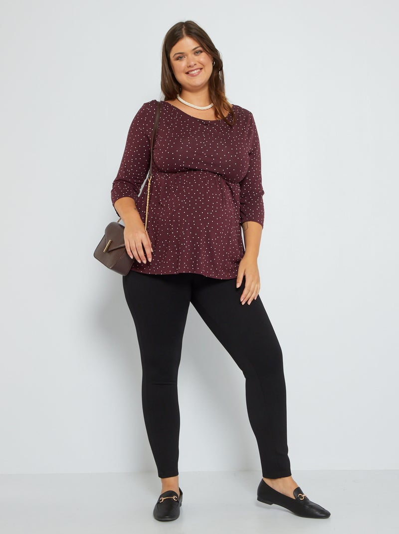Pantalon de grossesse noir - Kiabi