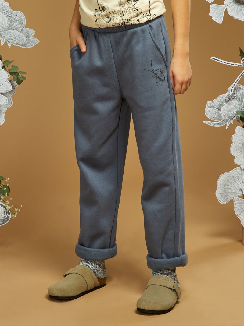 Pantalon de jogger wide leg X Faunesque Bleu - Kiabi