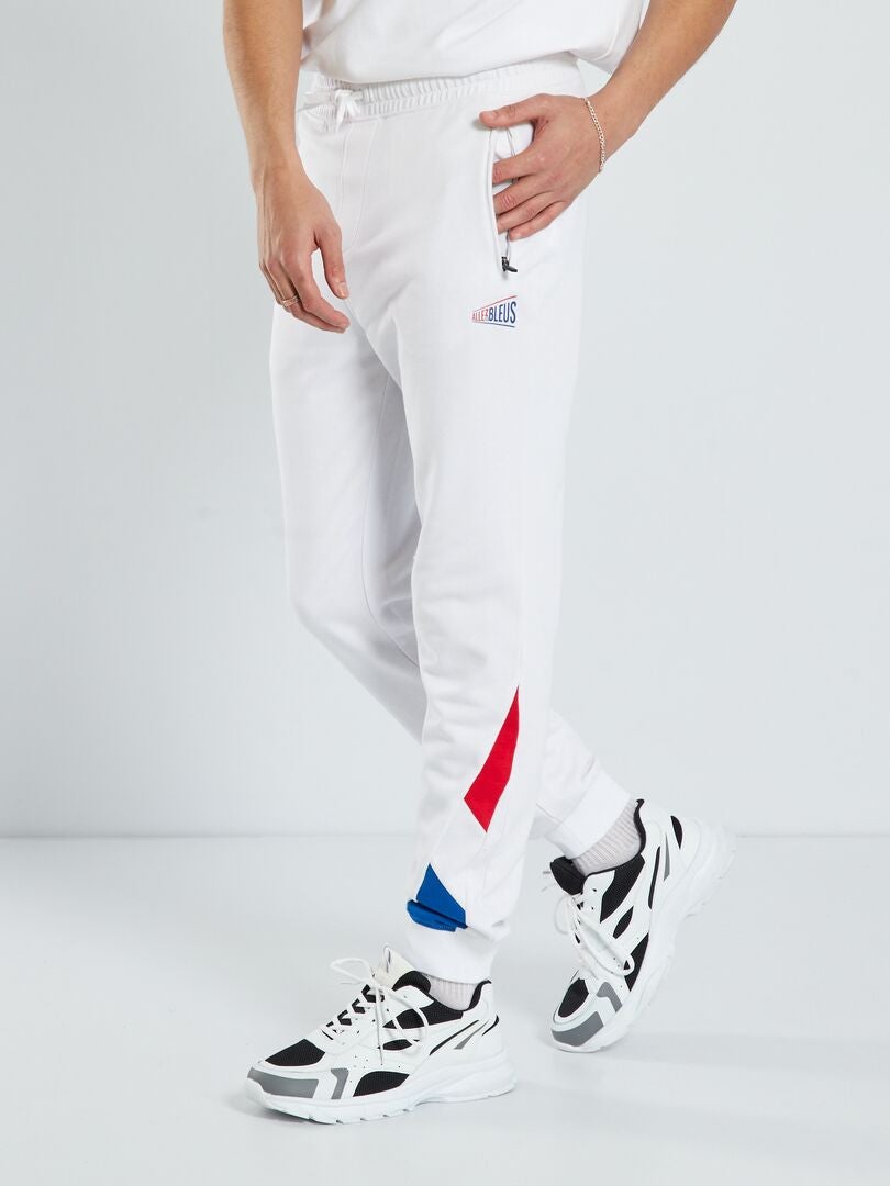 Pantalon de jogging - Allez Les Bleus Blanc - Kiabi