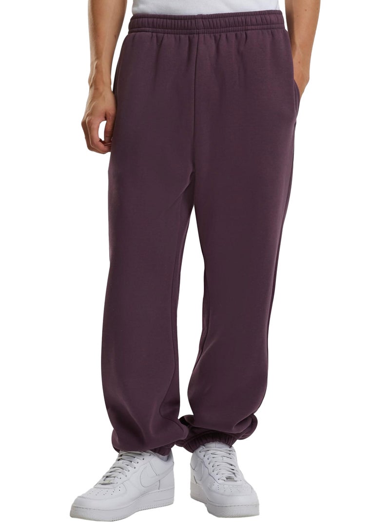 Pantalon de jogging - build your brand Violet prune - Kiabi
