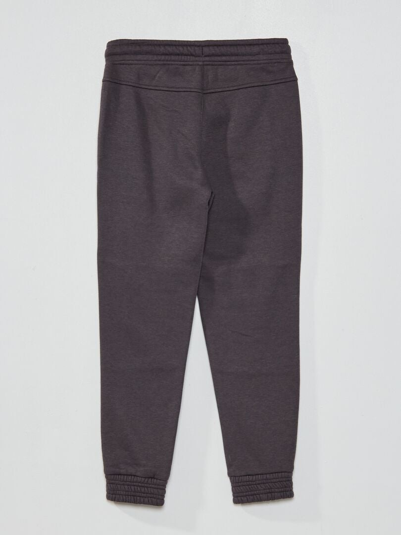 Pantalon de jogging - Coupe + ajustée gris foncé - Kiabi