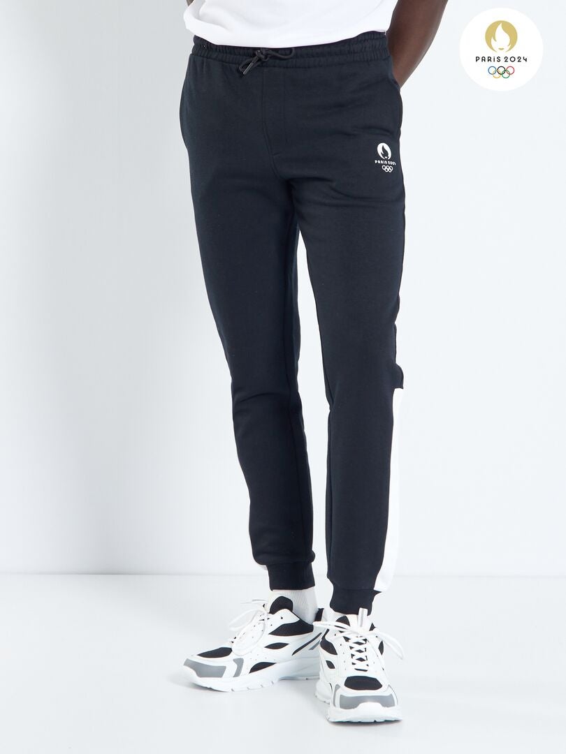 Pantalon de jogging - Paris 2024 - noir - Kiabi - 8.50€