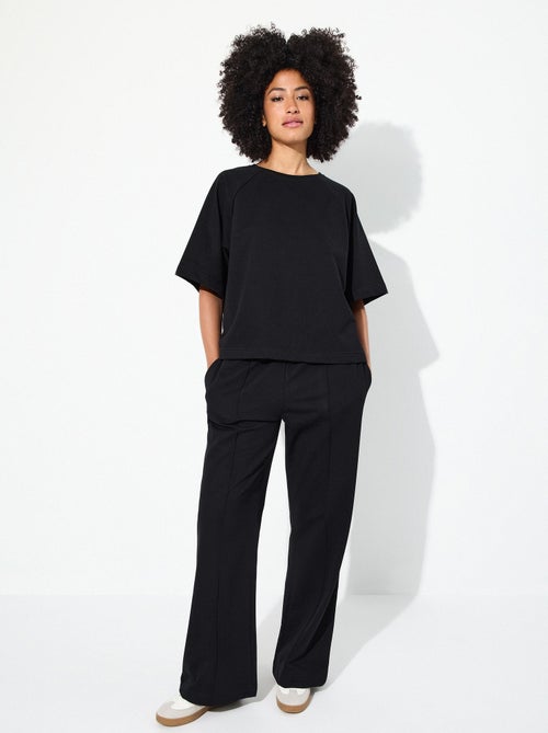 Pantalon de jogging à jambes larges MO Fashion - Kiabi