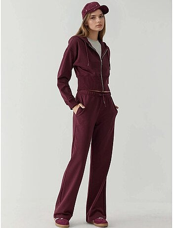 Pantalon de jogging à jambes larges
