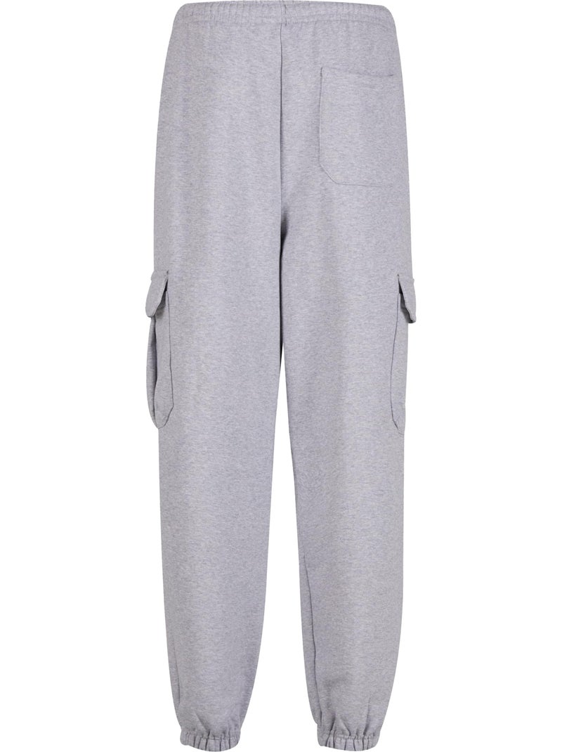 Pantalon de jogging à poches 90s - build your brand Gris chiné - Kiabi
