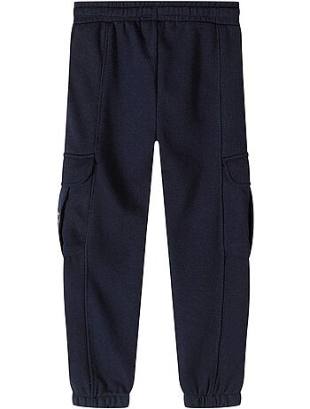 Pantalon de jogging à poches motif/style logo latéral - minoti