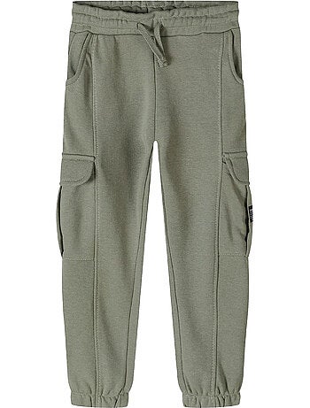 Pantalon de jogging à poches motif/style logo latéral - minoti