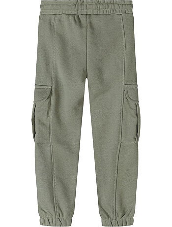 Pantalon de jogging à poches motif/style logo latéral - minoti