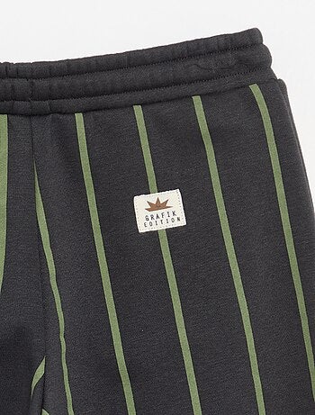Pantalon de jogging à rayures