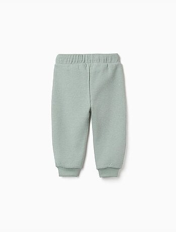 Pantalon de jogging à texture gaufrée avec cordon de serrage