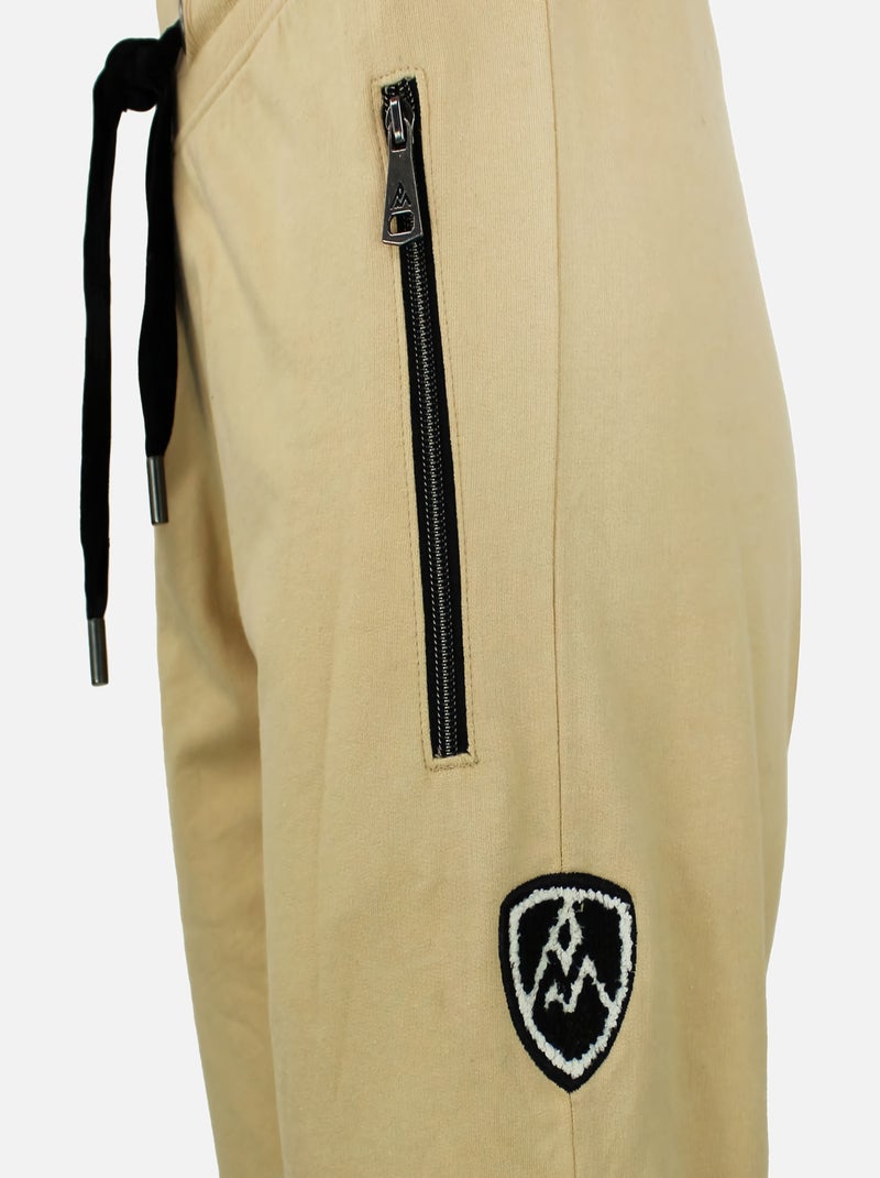 Pantalon de jogging   AFRENCH - PEAK MOUNTAIN Gris - Kiabi
