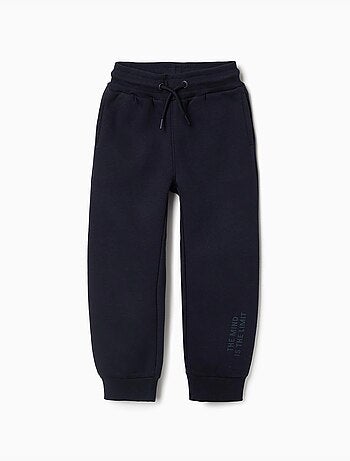 Pantalon de jogging ajusté en coton peigné avec imprimé