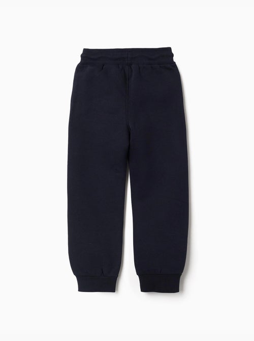 Pantalon de jogging ajusté en coton peigné avec imprimé - Kiabi