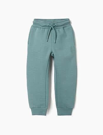 Pantalon de jogging ajusté en coton peigné avec imprimé