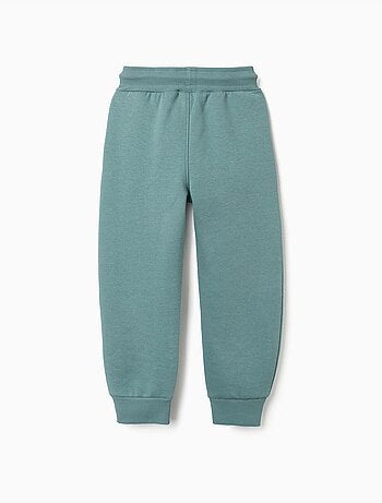 Pantalon de jogging ajusté en coton peigné avec imprimé