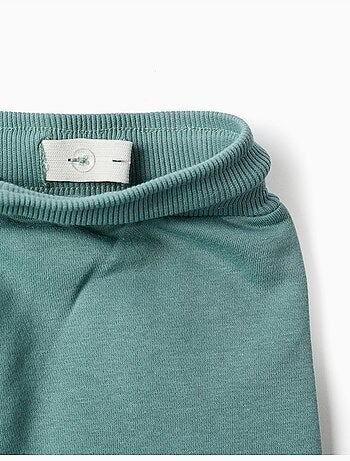 Pantalon de jogging ajusté en coton peigné avec imprimé