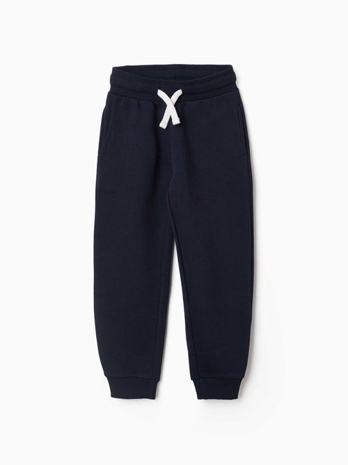 Pantalon de jogging ajusté en molleton avec cordon de serrage - Kiabi Pantalon de jogging ajusté en molleton avec cordon de serrage - Kiabi