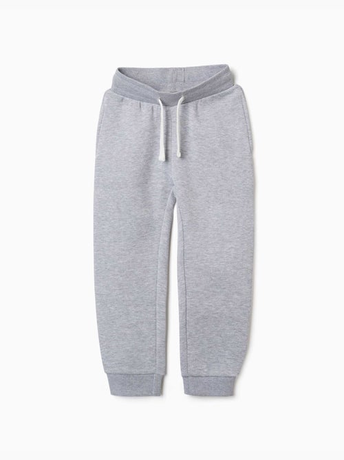 Pantalon de jogging ajusté en molleton avec cordon de serrage - Kiabi Pantalon de jogging ajusté en molleton avec cordon de serrage - Kiabi