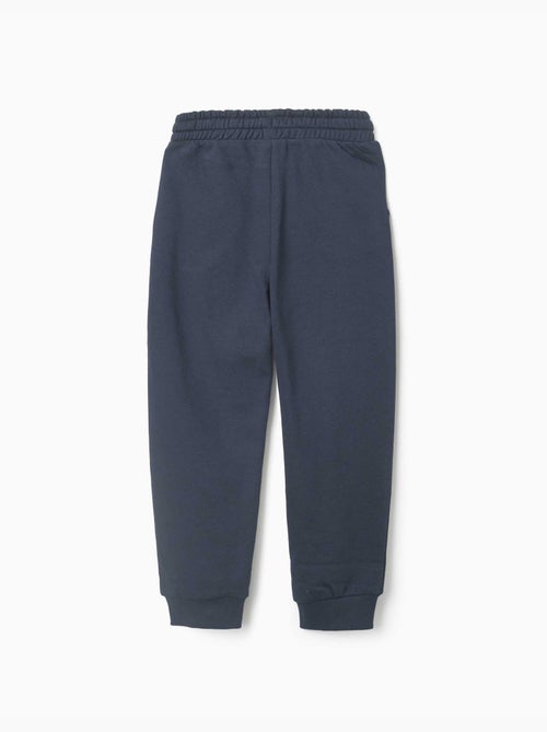Pantalon de jogging ajusté en molleton avec poches et imprimé zy - Kiabi Pantalon de jogging ajusté en molleton avec poches et imprimé zy - Kiabi