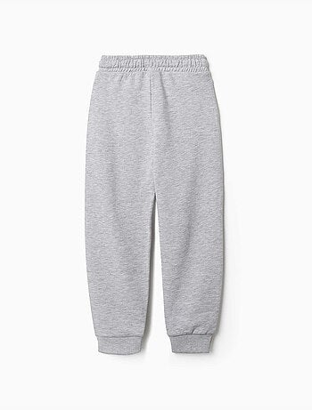 Pantalon de jogging ajusté en molleton avec poches et imprimé zy