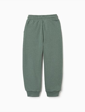 Pantalon de jogging ajusté en molleton avec poches et imprimé zy