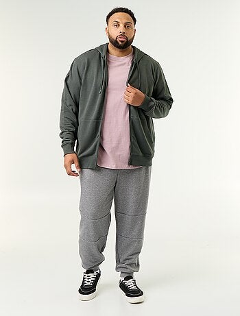 Pantalon de jogging avec bas resserré et poches zippées