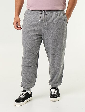 Pantalon de jogging avec bas resserré et poches zippées