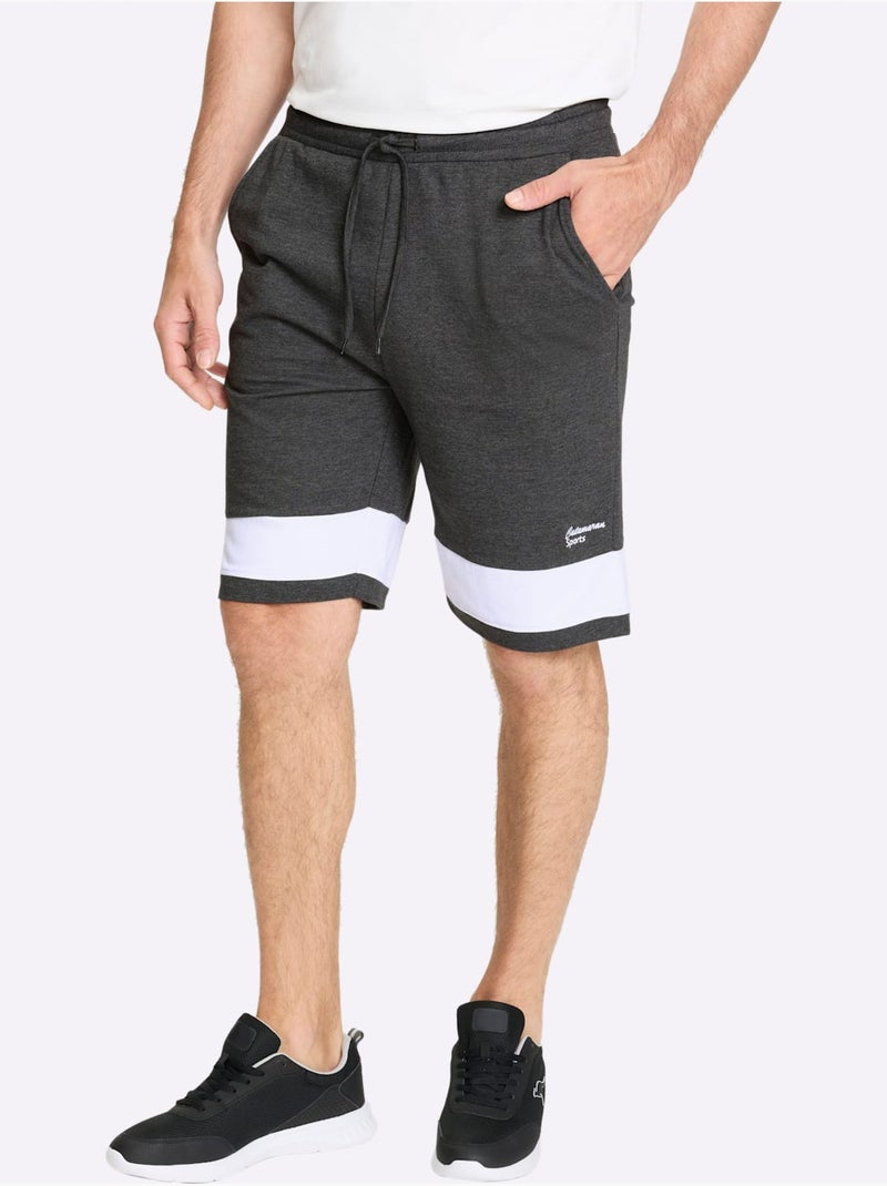Pantalon de jogging avec coton - taille standard - witt Carbone - Kiabi