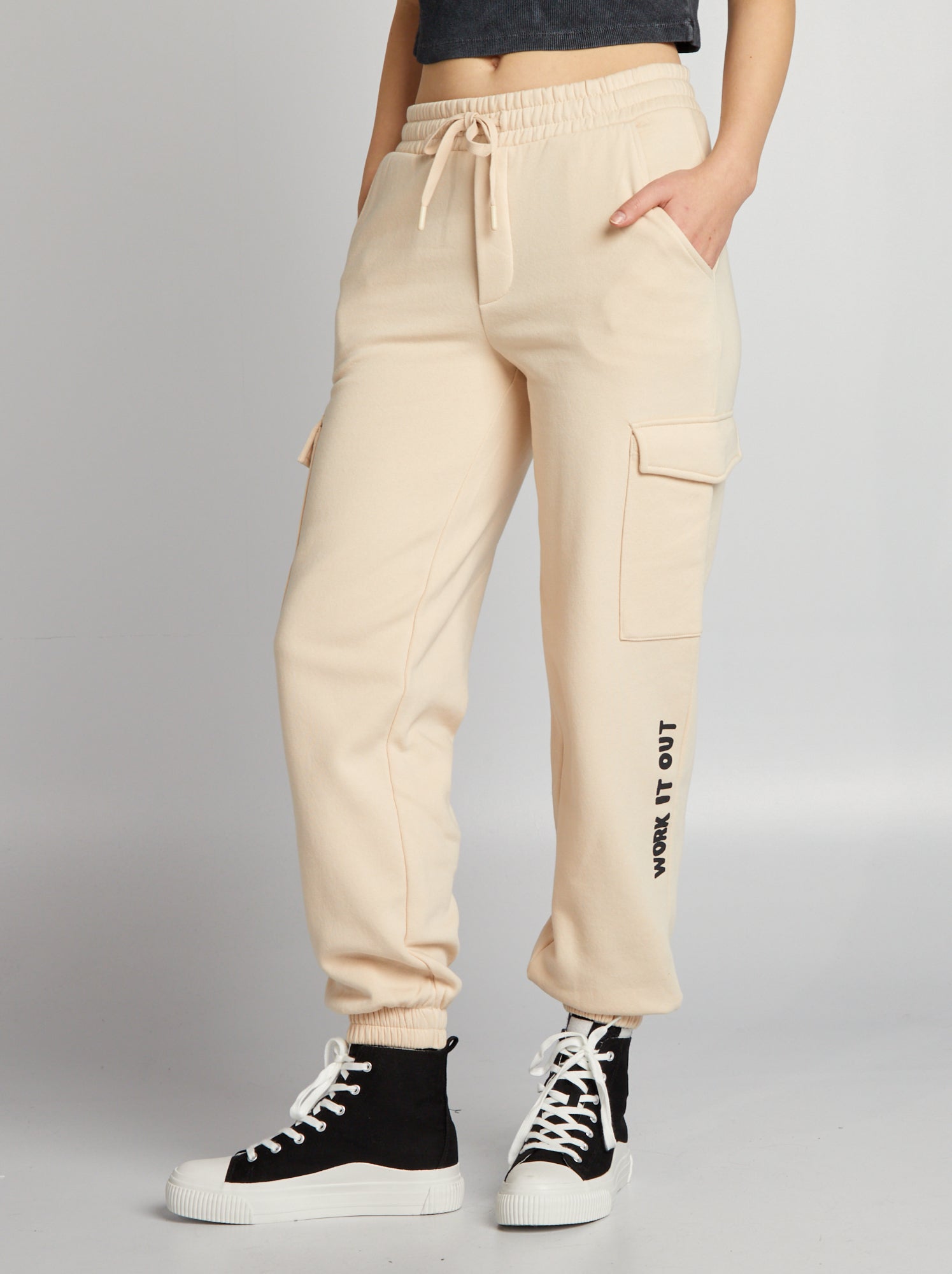 Pantalon Beige Mastic JOCAVI Taille 42 - Neuf Avec étiquette, Coton Mélangé
