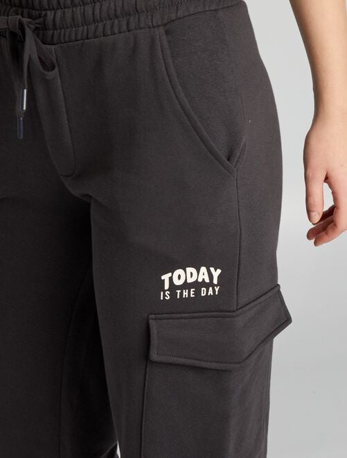 Pantalon de jogging avec imprimé - Kiabi