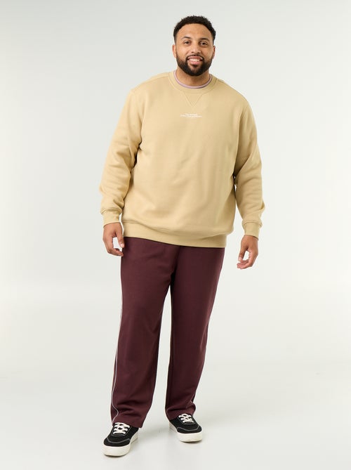 Pantalon de jogging avec liserés contrastés - Kiabi