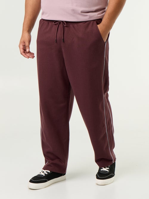 Pantalon de jogging avec liserés contrastés - Kiabi