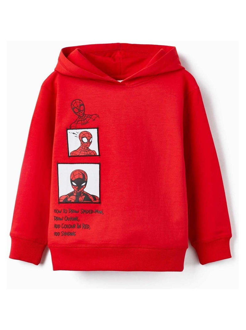 Pantalon De Jogging Spiderman Garçon Rouge - 60% Coton, Taille 8 Ans - Confortable Et Amorti
