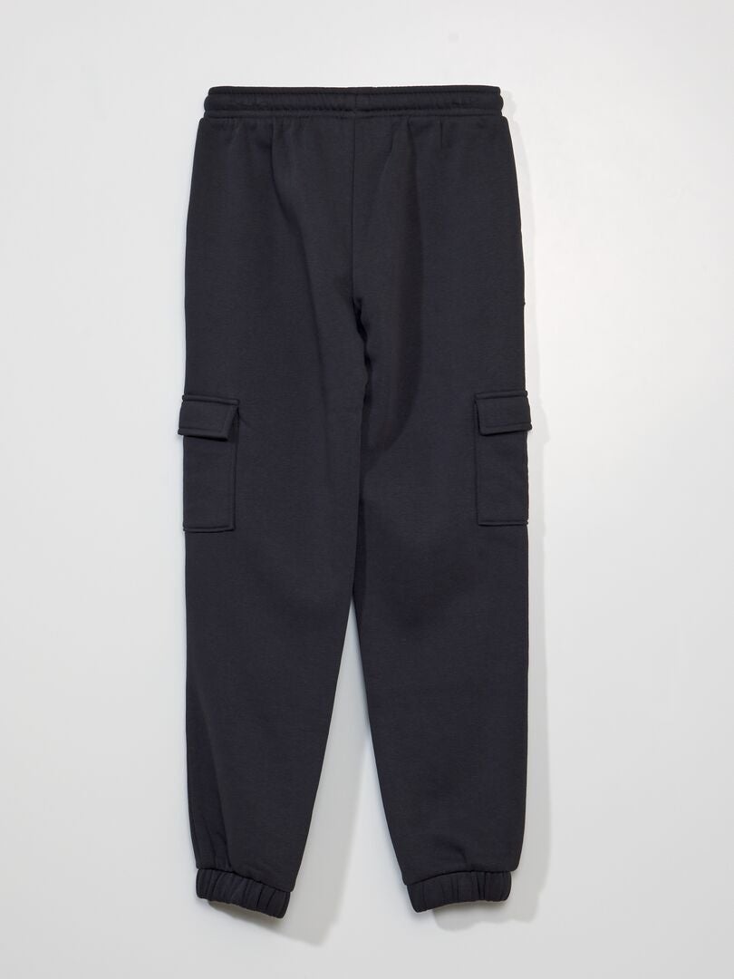 Pantalon de jogging avec poches Noir - Kiabi