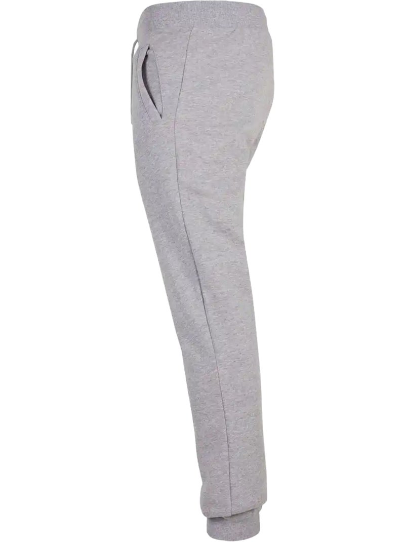 Pantalon de jogging basic - build your brand Gris chiné - Kiabi