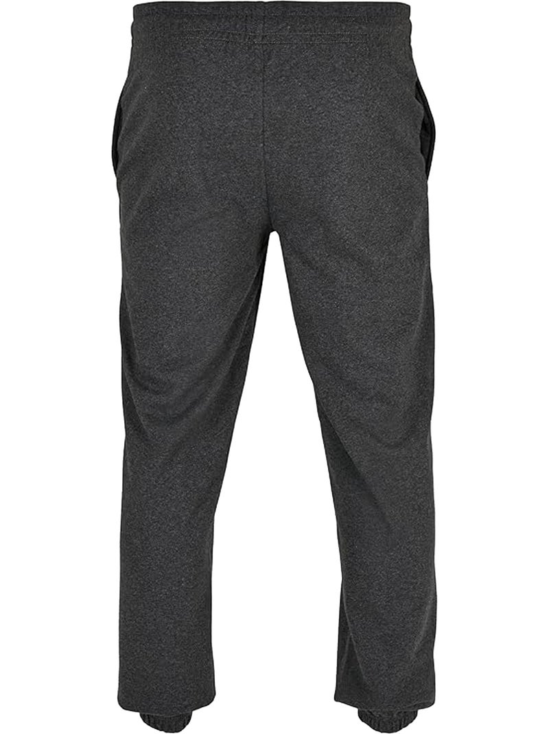 Pantalon de jogging basic - build your brand Gris Noir - Kiabi