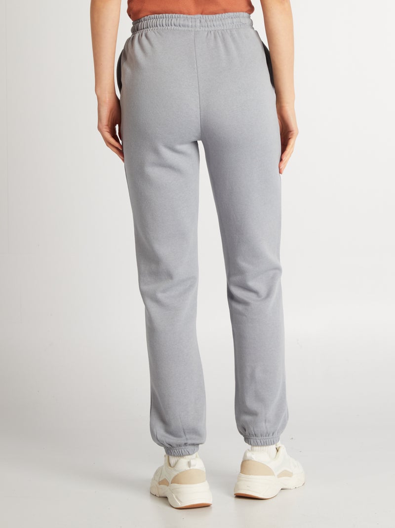 Pantalon de jogging basique en molleton Bleu - Kiabi