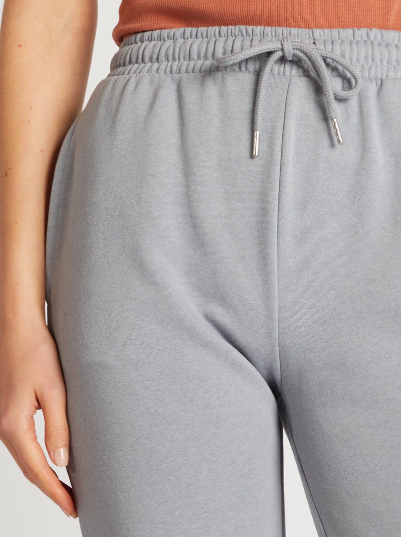 Pantalon de jogging basique en molleton Bleu - Kiabi