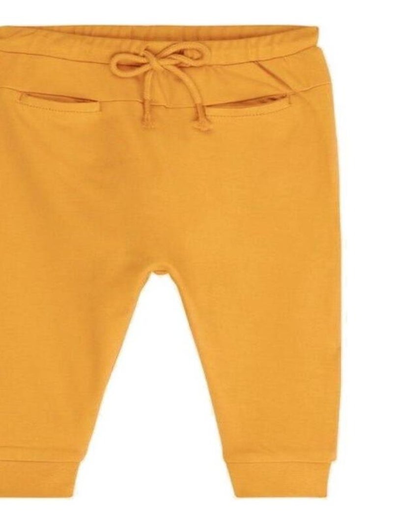 Pantalon de Jogging Bébé Bio Jaune Curry Jaune - Kiabi