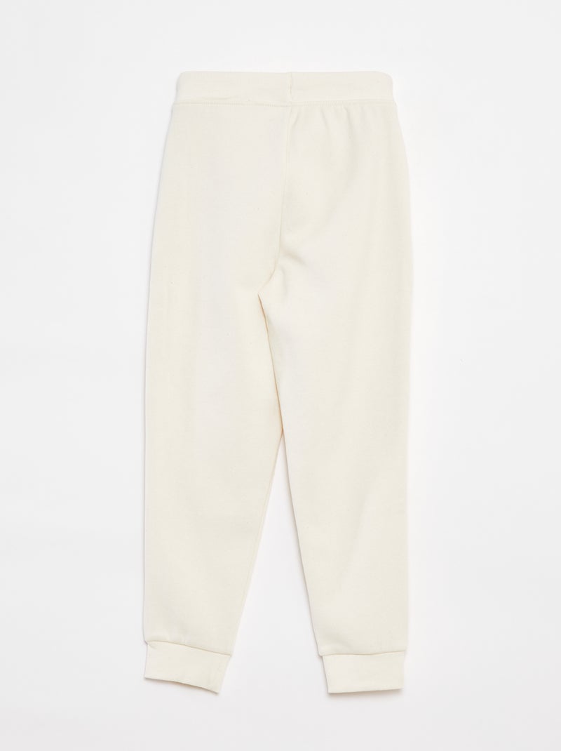 Pantalon de jogging Blanc - Kiabi